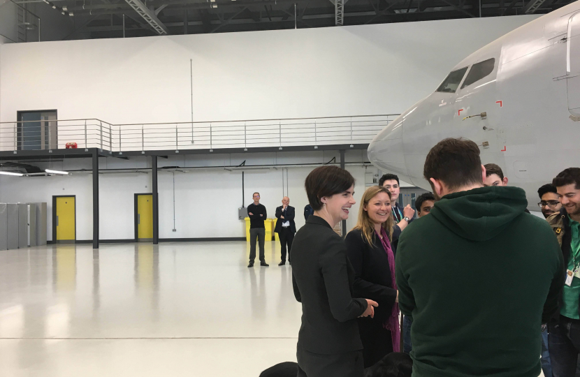 Lana Hempsall at Norwich Aviation Academy